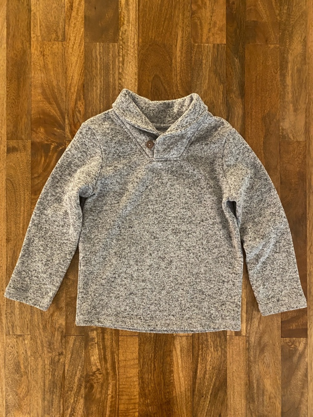 jumping beans Gray Shawl Collar Pullover Sweater
